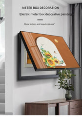 ravel Shark Creative Art Poster – 45x35CM Fashion Home Decor & Electric Meter Box Cover