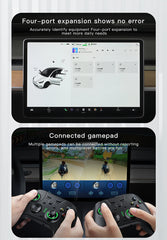 YZ USB HUB Adapter & Quick Charger for Tesla Model 3 (2021) & Model Y (2023) – Glove Box Flocking Car Accessories