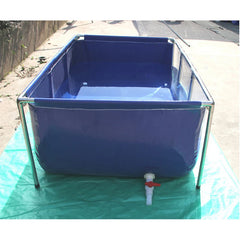 Vokanda Mini Complete Aquarium - 160 Gallon (610L) Betta & Koi Fish Tank, 3.3' x 3.3' x 2'