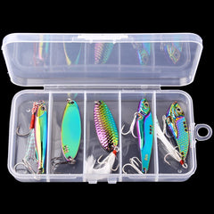 5PCS Wobbler Lures Set – 3g/10g/15g Metal VIB Sinking Fishing Lures | Hard Bait for Sea Fishing & Artificial Pesca