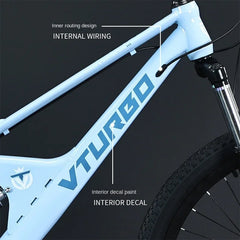 Full Suspension MTB Mountain Bike – Men’s Quad Bicycle with V-Brake/Disc Brake Options | Bicicletta Uomo | Durable Off-Road Bici