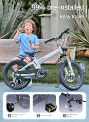Cooya Official Magnesium Alloy Kids Bike - Lightweight Pedal Bicycle for Boys & Girls, Ages 1-3-5-6 Years | Durable, Safe, and Stylish Toddler Bike