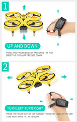 XIAOMI RC Intelligent Gesture Induction Drone Watch Quadcopter Fall Resistant Suspension Remote Control Small Aircraft Toy