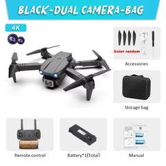 E99 Pro Drone Quadcopter with 6K HD Camera – Remote Control UAV with Altitude Hold, Foldable Design, and 4-Axis Stability for Aerial Photography
