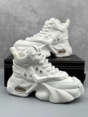 Brand Designer Men's Shoes Fashion High Top Platform Sneaker Street Trend Casual Shoes for Men Height Increasing Shoes Tenis2024