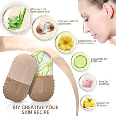 Silicone Ice Face Roller – Pore Shrinking, Dark Circle Removal & Skin Massage Tool for Eyes & Neck