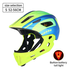 High-Quality Kids' Full-Face Helmet – Detachable Design for Biking, Skateboarding, & Roller Skating | Outdoor Sports Protection