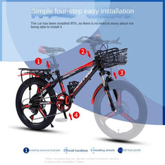 Chase New 20-Inch Variable Speed Mountain Bike – For Children Ages 8–12 | Boys & Girls Primary School Bicycle