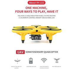 XIAOMI RC Intelligent Gesture Induction Drone Watch Quadcopter Fall Resistant Suspension Remote Control Small Aircraft Toy