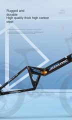 Folding Mountain Bike for Kids – 18/20 Inch Variable Speed Bicycle for Boys & Girls | Student Road Bike | Bicicleta de Estrada