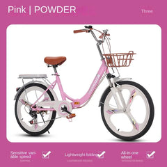 Folding Mountain Bike for Boys & Girls – Variable Speed Bicycle for Primary & Secondary School Students | 18", 20", 24" Sizes