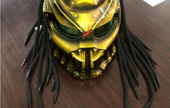 Iron Blood Warrior Predator Motorcycle Helmet – Retro Off-Road Full-Face Helmet for Men | Personalized Design | DOT & ECE Certified