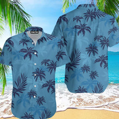 Summer Animal Crane Men's Hawaiian Shirt – 3D Plant & Flower Print Beach Shirt, Plus Size up to 5XL