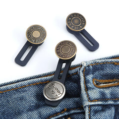 6 Pcs Jeans & Pants Button Extenders | Universal Waist Expander for Men & Women | Instant Belt Extension Solution