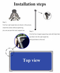 Vokanda Mini Complete Aquarium - 160 Gallon (610L) Betta & Koi Fish Tank, 3.3' x 3.3' x 2'