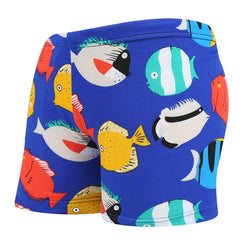Children's Swimming Trunks – Flat Camo Printed Boys' Shorts | Big Boys' Hot Spring Bathing Suit