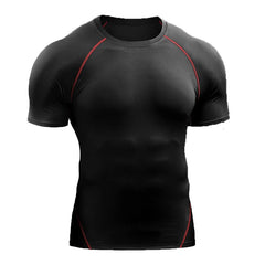 Men's Compression T-Shirt – Quick-Dry, Elastic Running & Gym Sportswear for Athletic Workouts