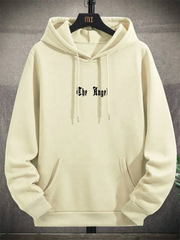 Autumn and Winter New Fashion Wing Printed Hoodie High Quality Men's Casual Street Sports and Fitness Clothing