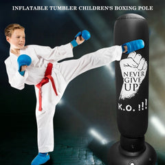 Inflatable Punching Boxing Bag – PVC Sports Fight Column Toy for Kids | Fitness Training & Pressure Sandbag for Boxing Practice