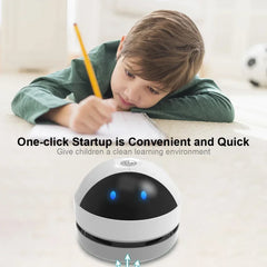Mini USB Desk Vacuum Cleaner – Handheld Table Sweeper for Dust, Crumbs & Pencil Shavings