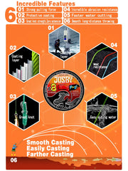 Braided Fishing Line 8 Strand – 100M/300M/500M/1000M | Spinning PE Multifilamento | Japan Technology | Carp, Fly, Sea, Saltwater Weave | Extreme Pesca