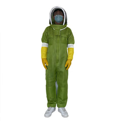 Beekeeper 3D Breathable Protective Suit – Long Sleeve Coverall with Gloves | Extra Comfort Beekeeping Gear & Bee Farm Tools