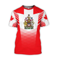 Canada Flag Soldier Camo Skull T-Shirt – 3D Harajuku Print, Fashionable Street Hip-Hop Casual Tee