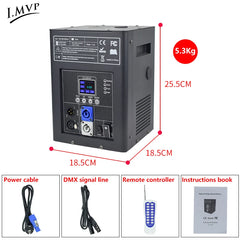 Sparkler Machine DMX Control Wireless 750W Fountain Firework Cold Spark Machine for Wedding Stage Show Events