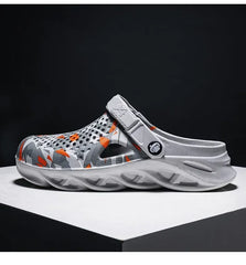 Men’s EVA Platform Sandals – Flat Summer Slippers, Outdoor Garden Clogs, Flip-Flops & Casual Home Shoes