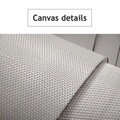 Chinese Style Golden Leaves & Deer Canvas Painting – Feng Shui Mountain Wall Art for Living Room (Unframed)