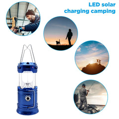 Solar Multifunctional Camping Lamp | Handheld LED Tent Light & Waterproof Emergency Flashlight
