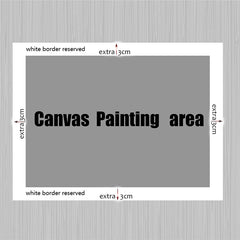 Chinese Style Golden Leaves & Deer Canvas Painting – Feng Shui Mountain Wall Art for Living Room (Unframed)