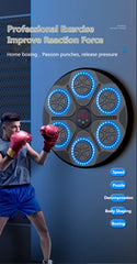 Music Boxing Machine – Smart Bluetooth Wall-Mounted Boxing Trainer | Electronic Punching Target for Home Gym & Fitness