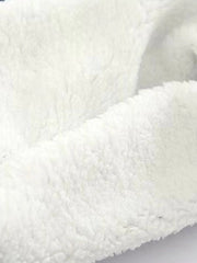 Love Print Plush Sweatshirt, Winter Thermal Casual Long Sleeve Crew Neck Sweatshirt Women's Clothing