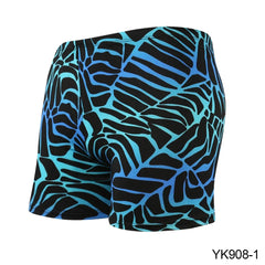 Multicolor Printed Adult Swimming Briefs – Breathable Men's Swim Trunks for Beach, Hot Springs & Drift