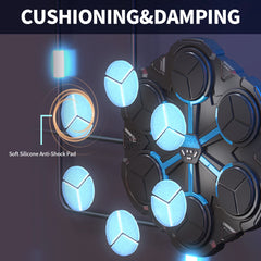 Funny Music Boxing Machine for Children – Smart Wall-Mounted Decompression Boxing Trainer with Interactive Music & LED Target Toy