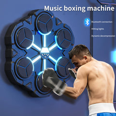 Funny Music Boxing Machine for Children – Smart Wall-Mounted Decompression Boxing Trainer with Interactive Music & LED Target Toy