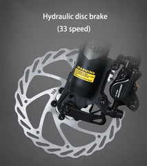 26 & 27.5 Inch Mountain Bike - Lightweight Magnesium Alloy Frame, 24/27/30/33 Speed Gears, Hydraulic Disc Brake, All-Terrain Bicycle for Men & Women