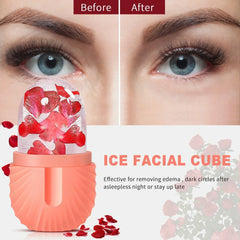 Silicone Ice Face Roller – Pore Shrinking, Dark Circle Removal & Skin Massage Tool for Eyes & Neck