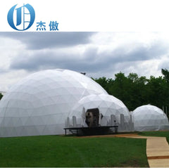 Popular Luxury hotel glamping prefab dome home tent with toilet for camping resort