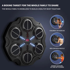 Smart Music Boxing Machine Trainer – Interactive Wall Target for Kids | Rhythm-Based Boxing & Fitness Fun at Home