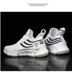 Men’s Thick-Soled Sneakers – Breathable Summer Running & Tennis Shoes, Comfortable Casual Footwear in Large Sizes