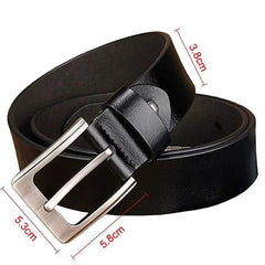 Genuine Leather Belt for Men – Large Size 140-170cm Luxury Designer Waist Belt
