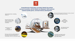 Transparent PC Geodesic Dome Tent – Clear Round Igloo House for Catering, Events, Hotel Resorts & Luxury Celebrations