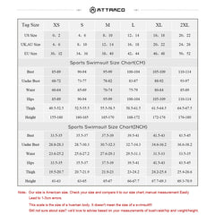 Attraco Women’s One-Piece Athletic Swimsuit – U-Neck Sport Swimwear with Boy Shorts for Professional Training & Fitness