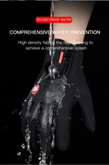 Autumn-Winter Motorcycle Gloves – Windproof, Anti-Slip, Touchscreen Fleece Gloves for Men & Women