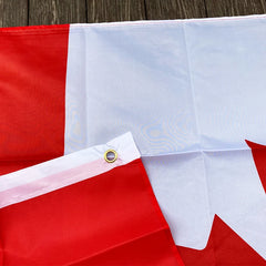 90x150CM Canadian Flag – Polyester 3x5FT Hanging Banner for National Decoration