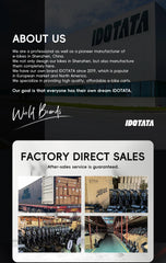 IDOTATA Electric Bicycle 48V 12.8AH Lithium Battery 500W Motor Adult Mountain Electric Bike 21Speed Cycling Bicycle 26INCH Ebike