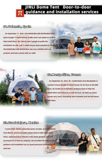 Luxury Geodesic Dome Tent – Outdoor Glamping Villa for Camping, Resort, Hotel & Forest Accommodation