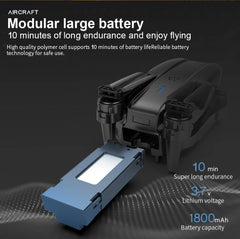 E99 Pro Drone Quadcopter with 6K HD Camera – Remote Control UAV with Altitude Hold, Foldable Design, and 4-Axis Stability for Aerial Photography